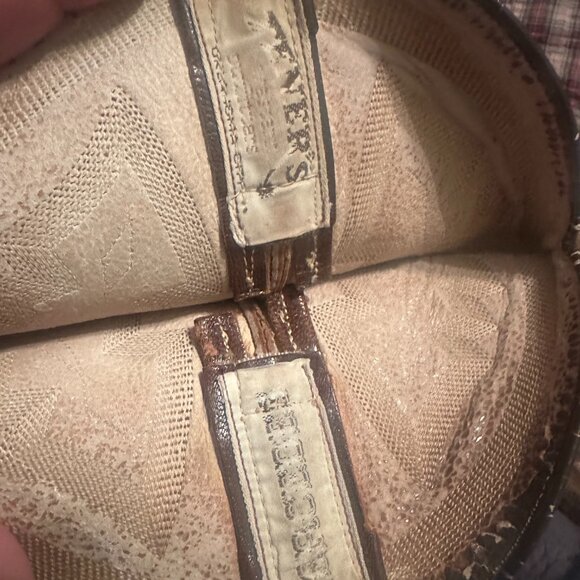 Vintage Mercedes Two-Tone Cowboy Boots – Distressed Leather Western Wear - Picture 9 of 9